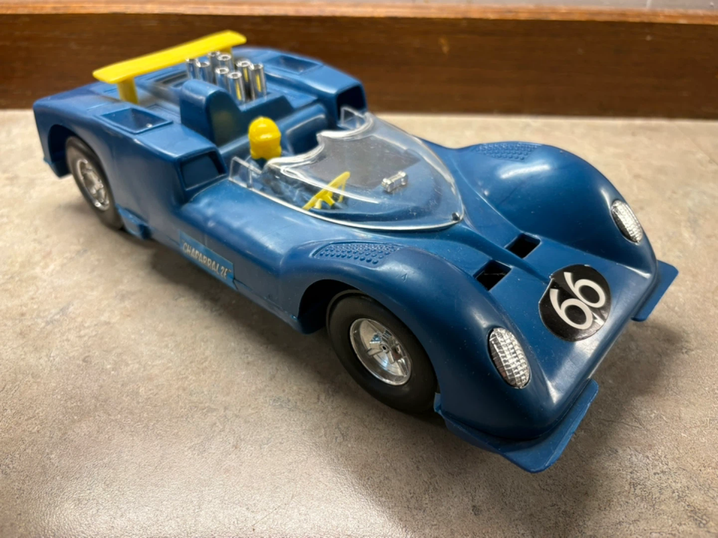 70’s Blue Chaparral 2E Race Car Toy - photo 4