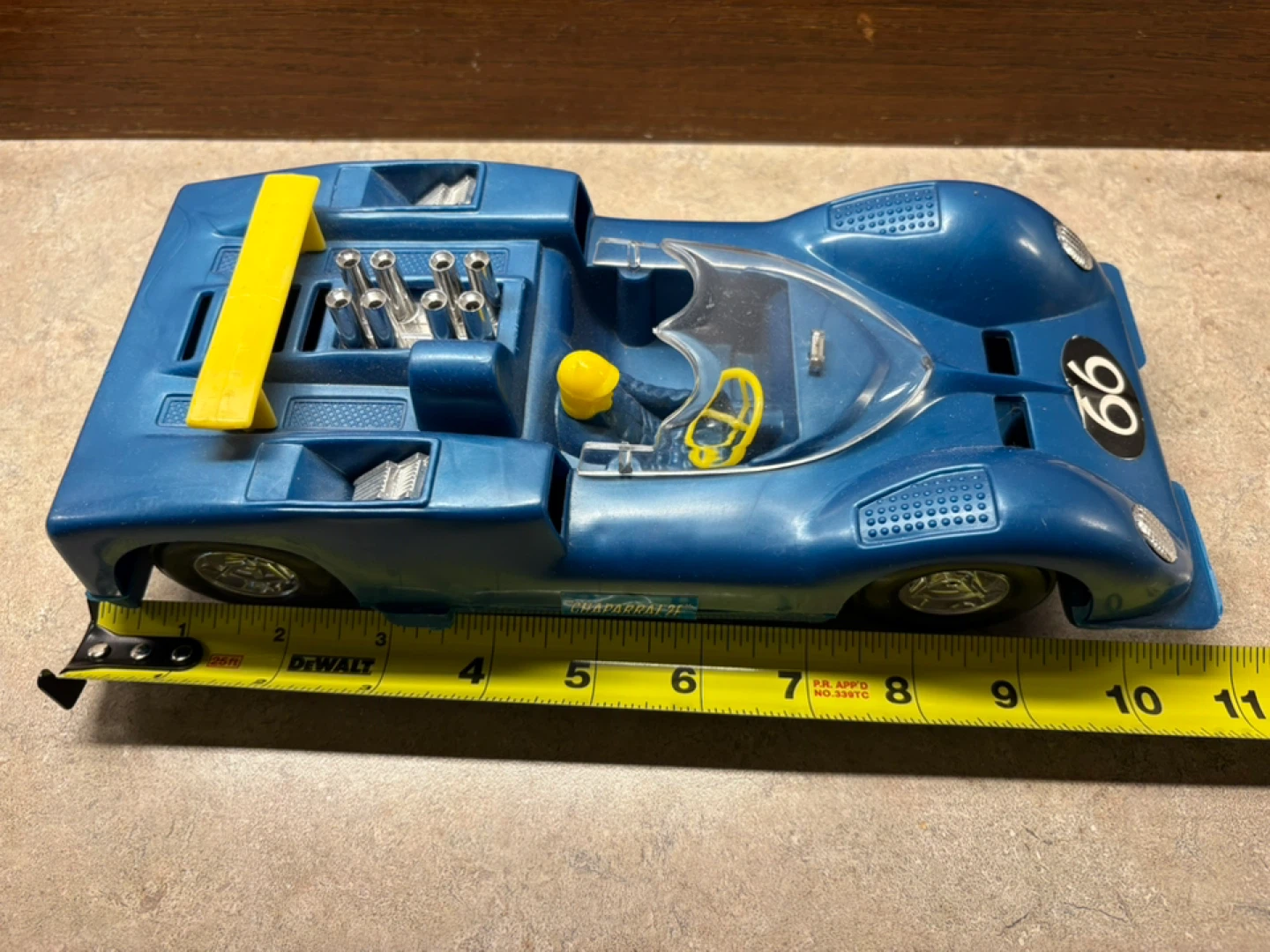 70’s Blue Chaparral 2E Race Car Toy - photo 3