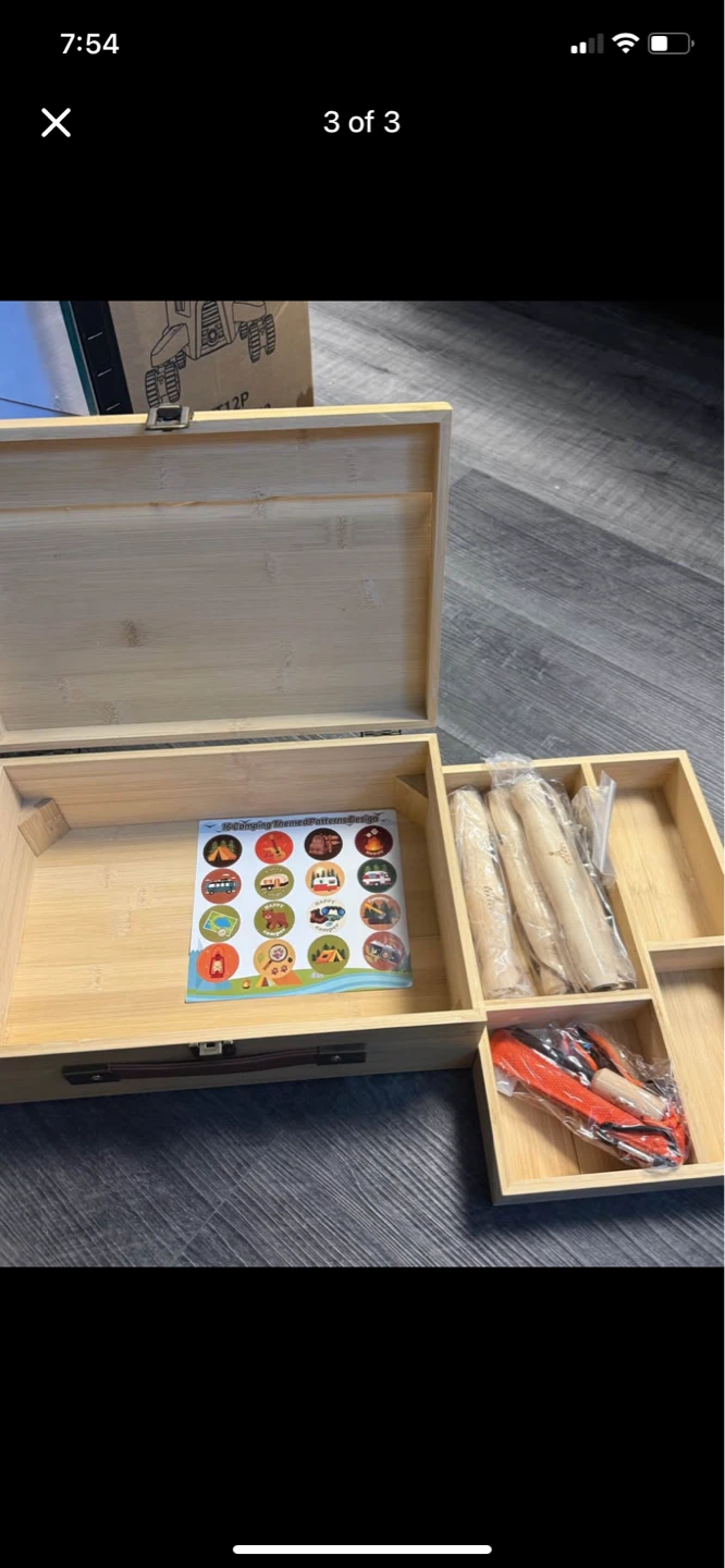 S'More Station Bamboo Box with Skewers and Accessories - photo 3