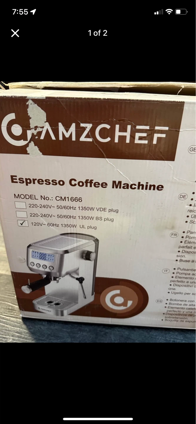 AMZCHEF Espresso Coffee Machine CM1666