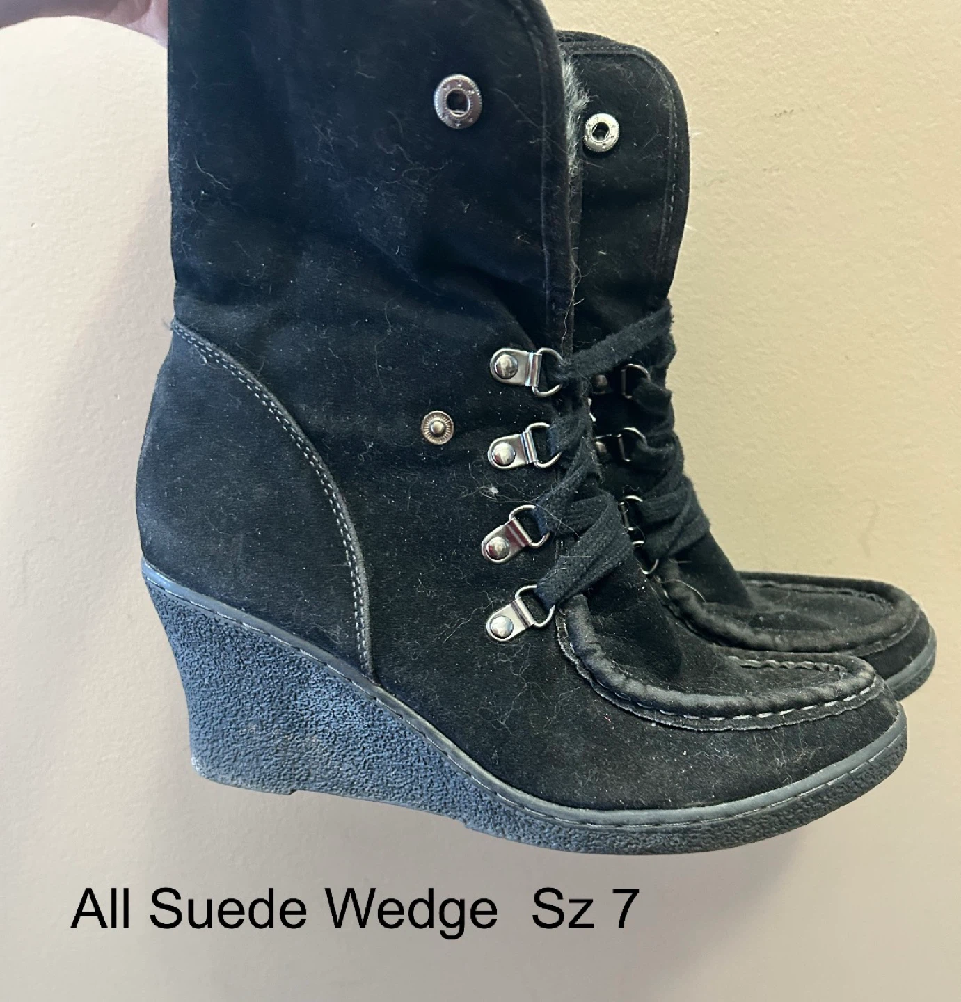 Mostly black Boots  Sz 7 $20 ea obo - photo 2