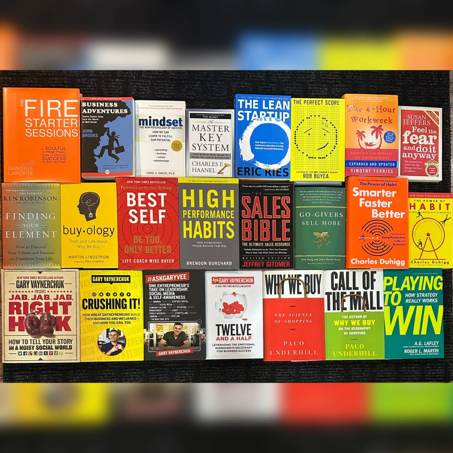 Lean start up, mindset, Bestself, GaryVee, 4 hours workweek