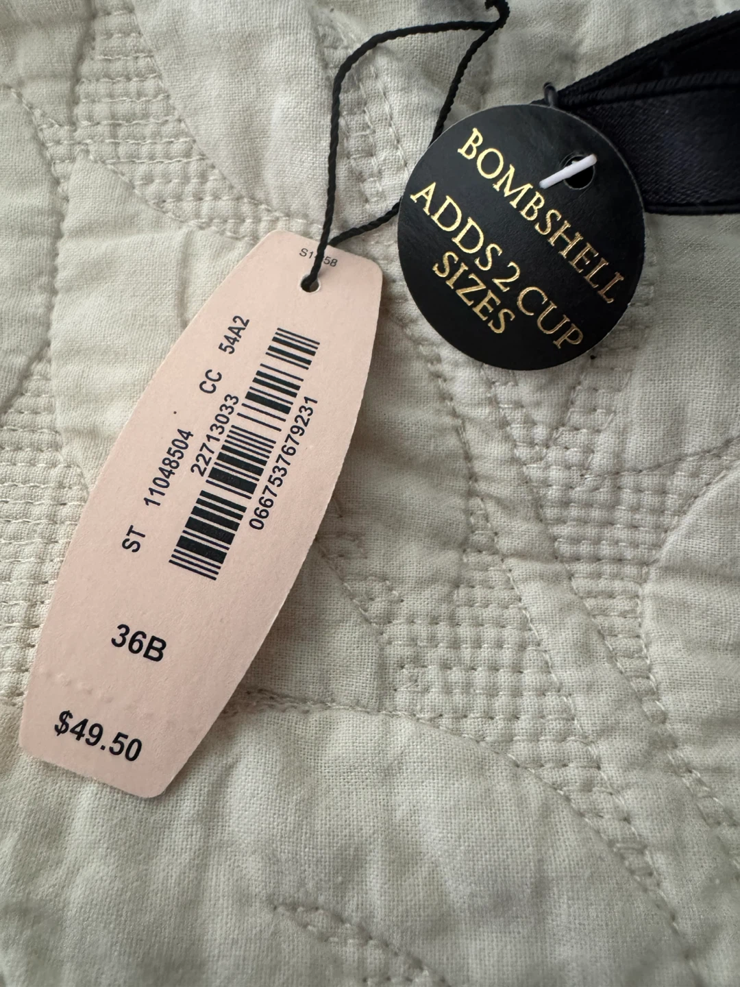 Victoria's Secret Bombshell Black Push-Up Bra 36B