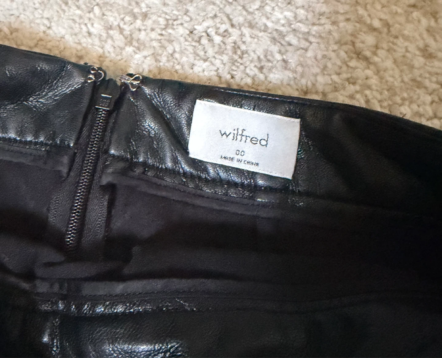 Leather skirt - photo 2