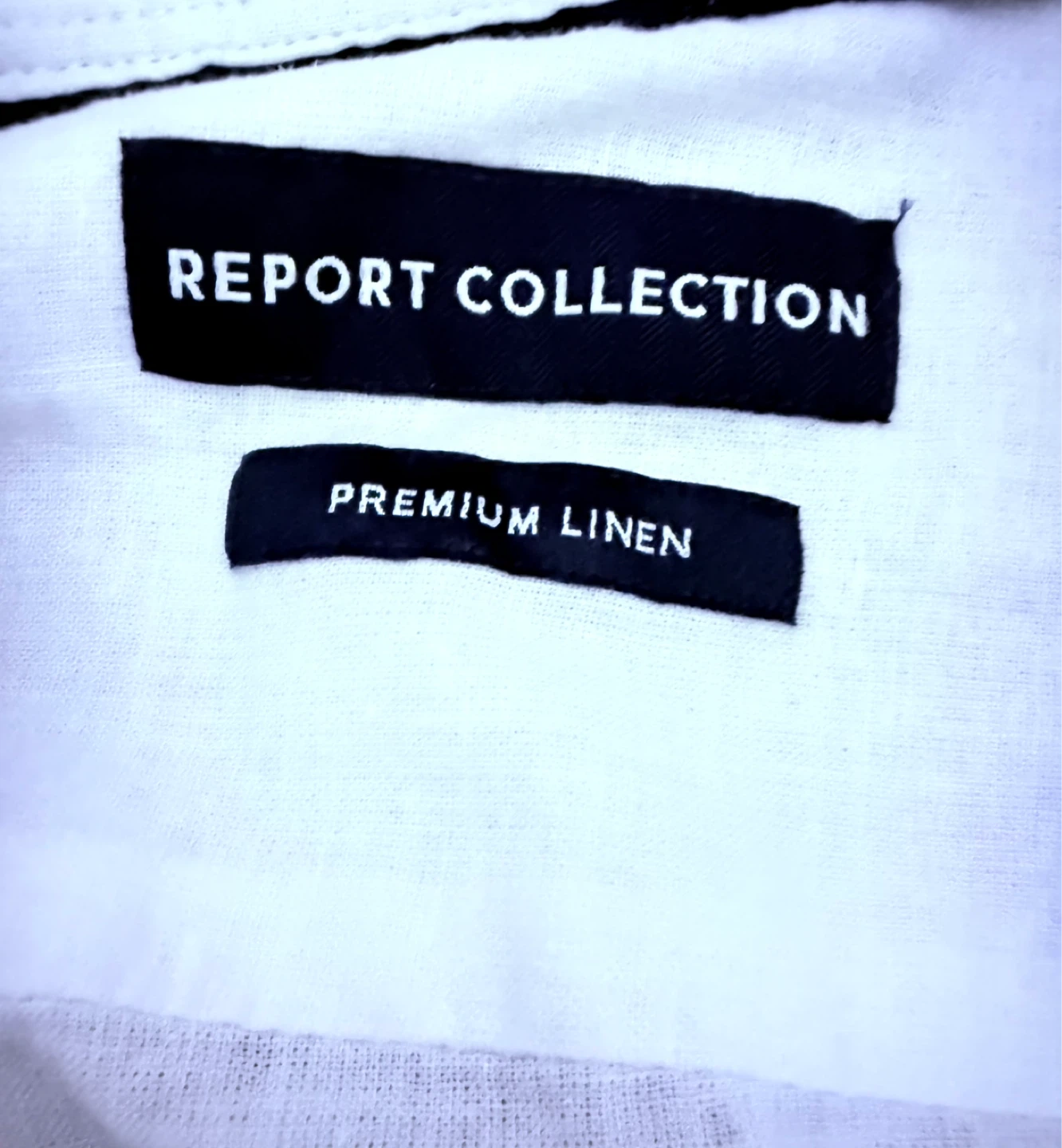 Report Collection White Premium Linen Shirt XL/TG - photo 4