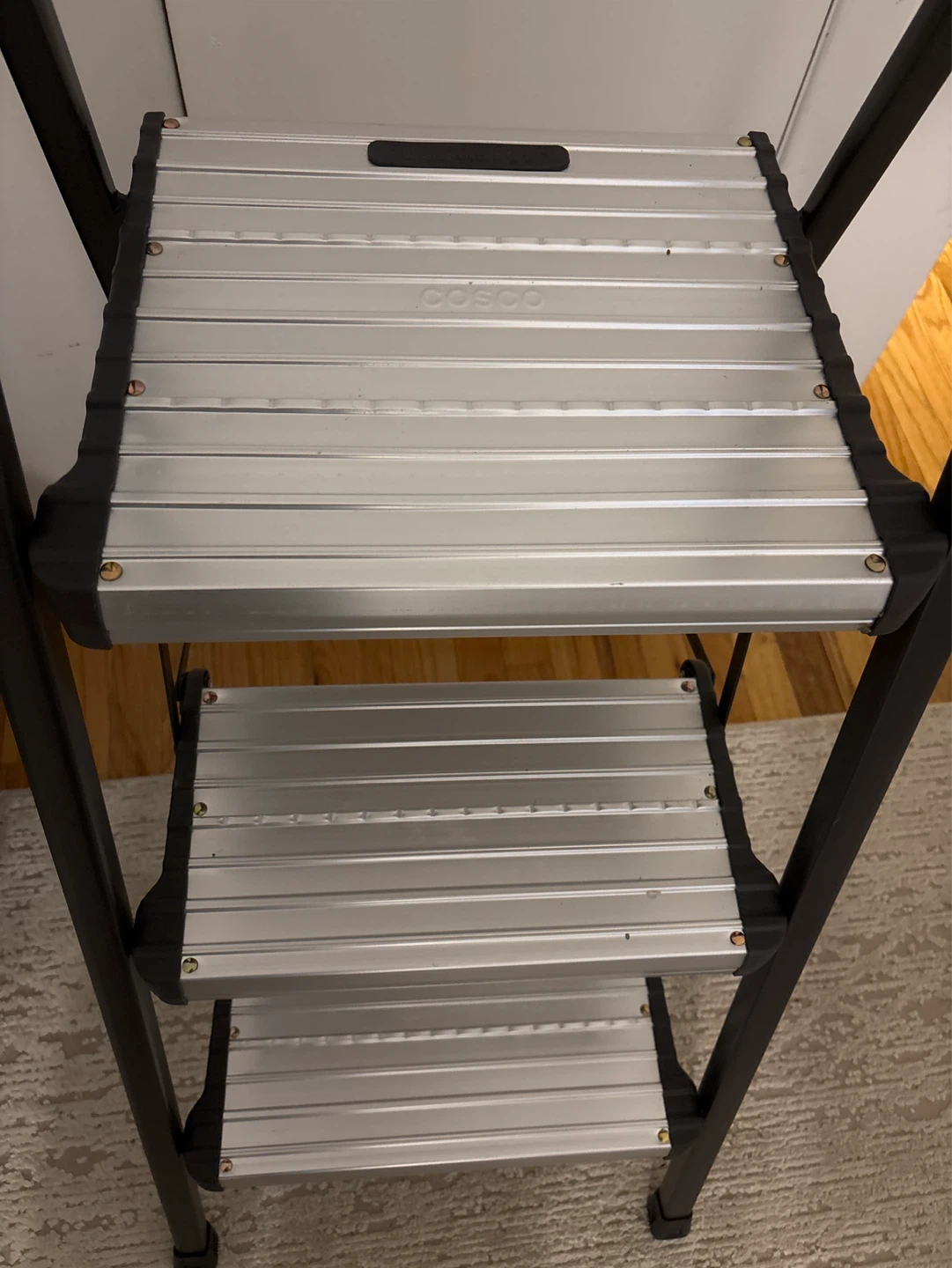 Cosco 3-Step Folding Step Stool Ladder - photo 3