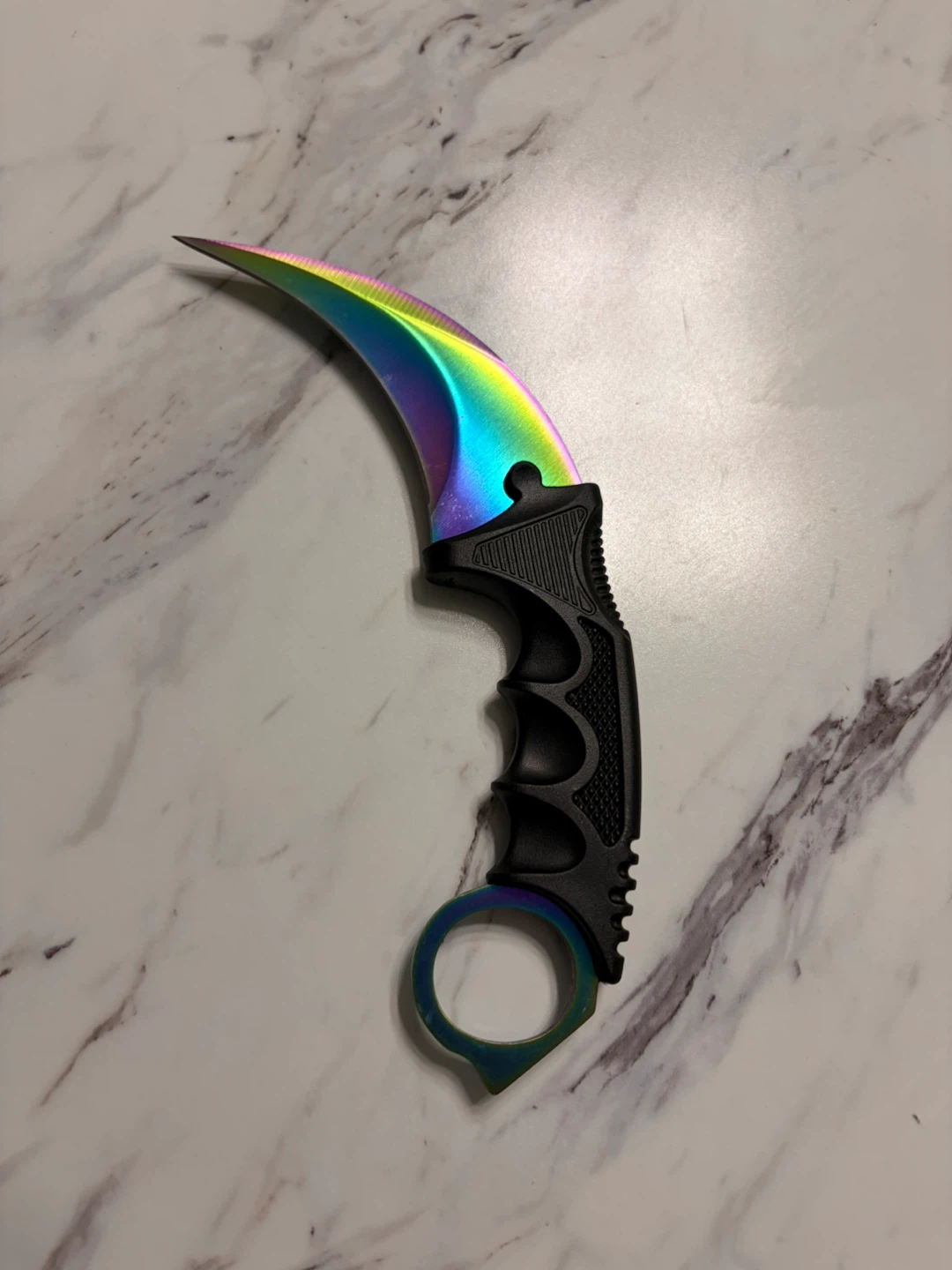 Rainbow Karambit Knife - photo 2