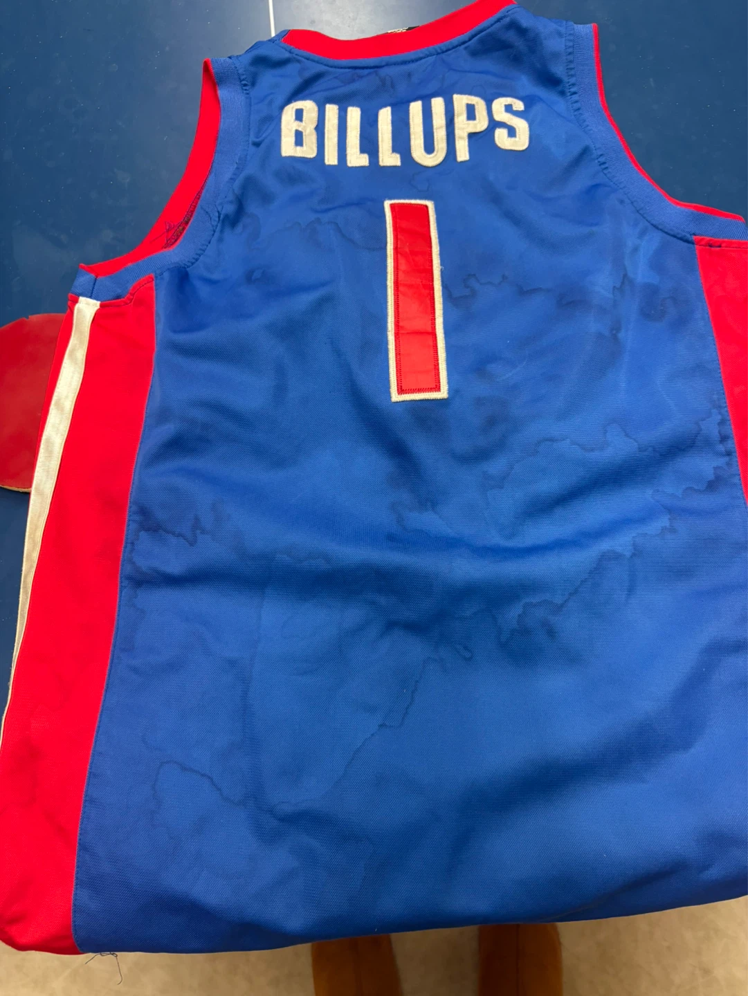 Detroit Pistons Basketball Jersey 50 - Billups