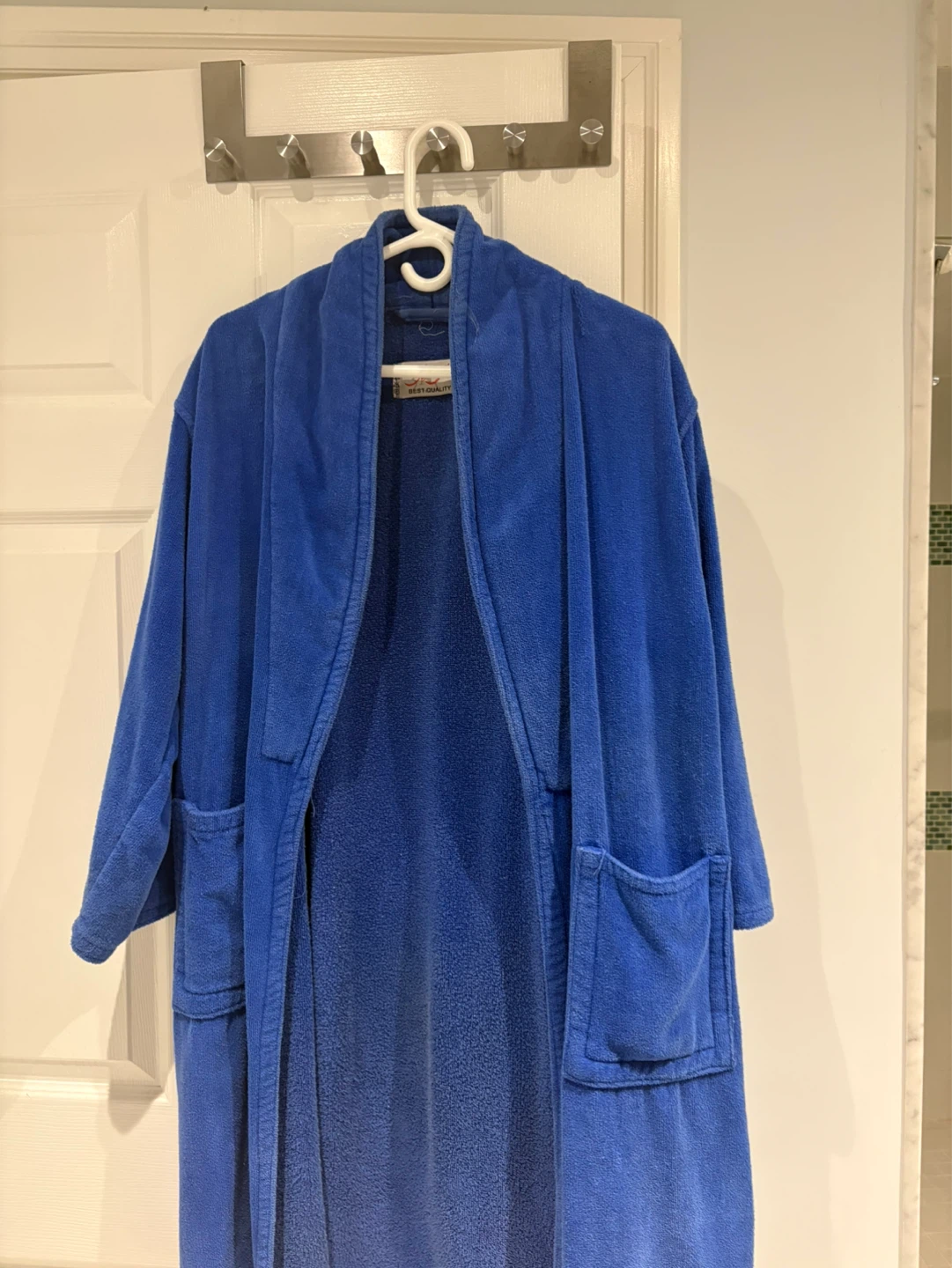Blue Terry Cloth Robe