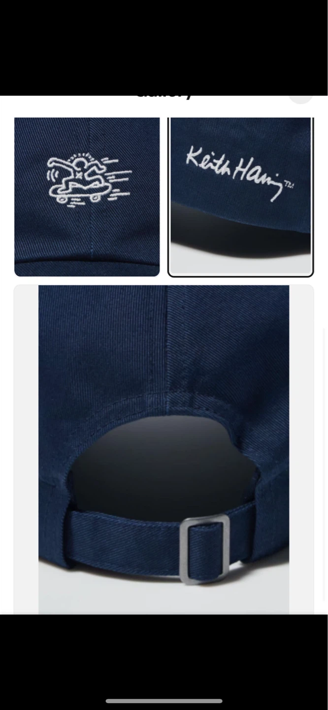 New UNIQLO Keith Haring UV Cut Cap - Navy - photo 2