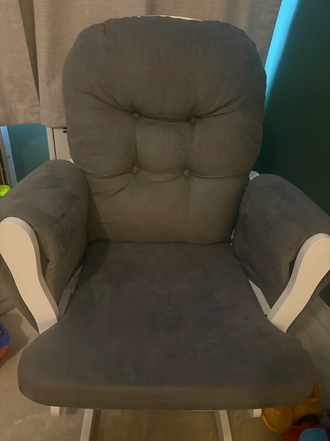 Storkcraft Gray Glider and Ottoman Set - photo 5