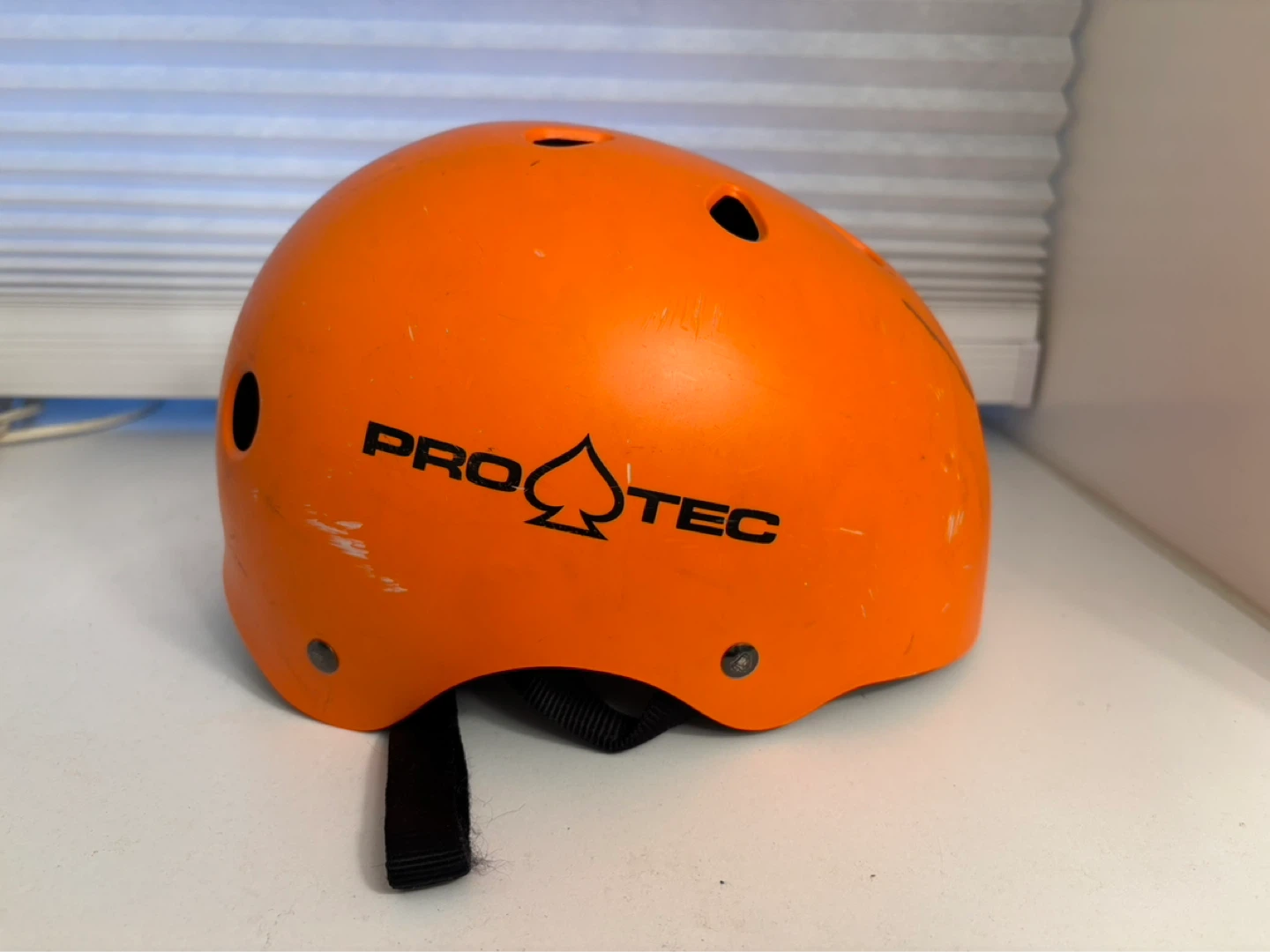 Protec "Classic Skate" Helmet - Orange - Size M
