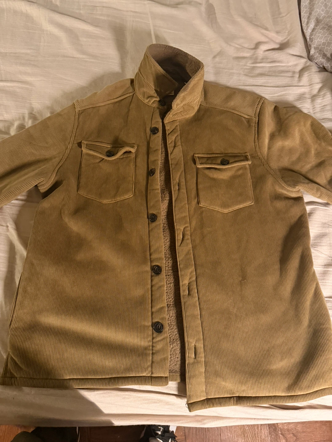 C & C California Corduroy Sherpa Lined Shirt Jacket - photo 5