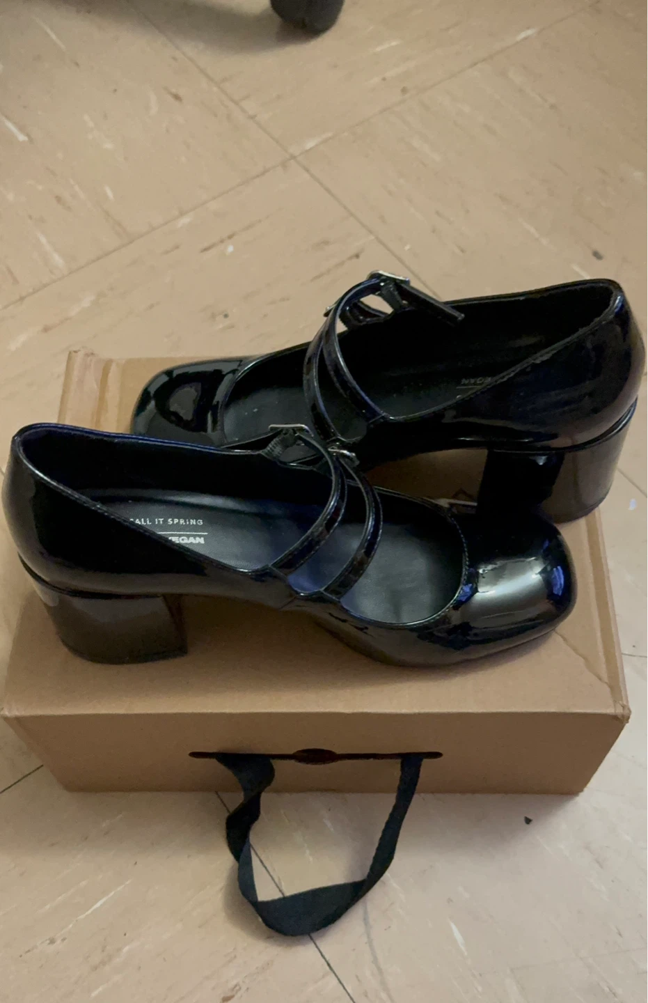 Call It Spring Black Patent Mary Jane Shoes - photo 2