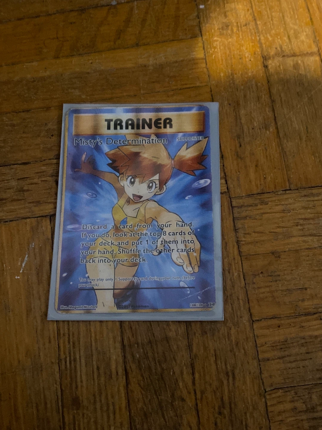 Pokemon TCG Trainer Card - Misty's Determination