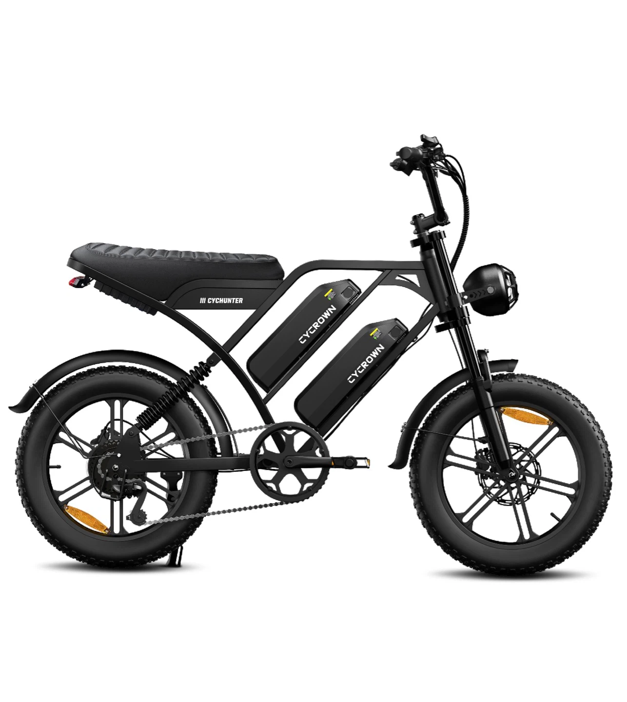 CYCROWN Electric Fat Tire Bike - Black