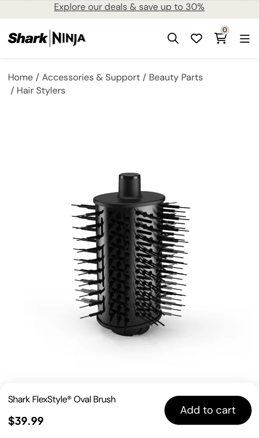 Shark FlexStyle Air Styling & Drying System - Black - photo 4