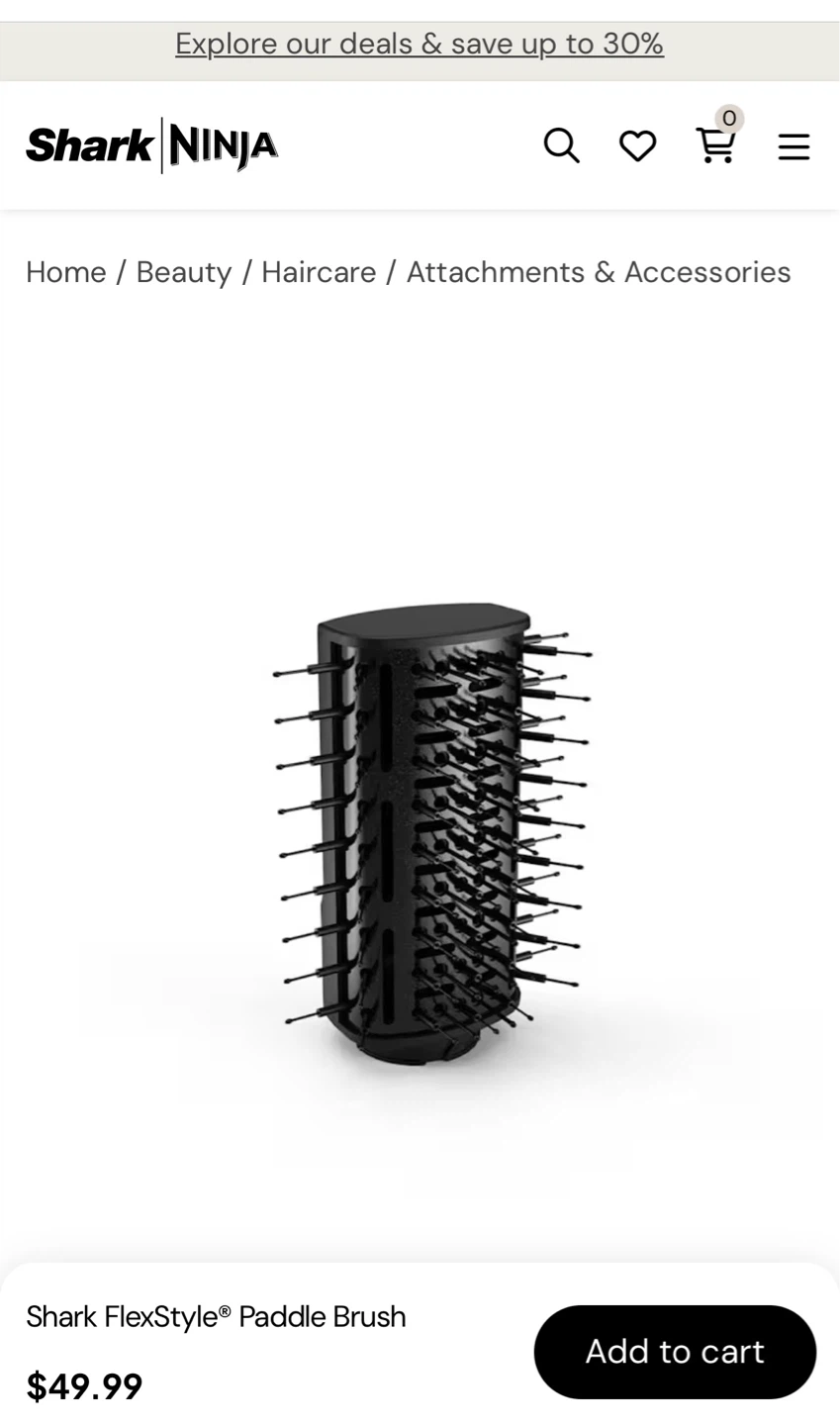 Shark FlexStyle Air Styling & Drying System - Black - photo 2