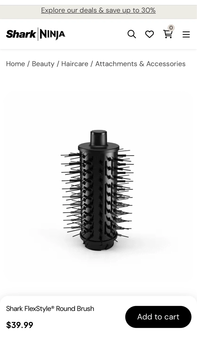 Shark FlexStyle Air Styling & Drying System - Black - photo 3