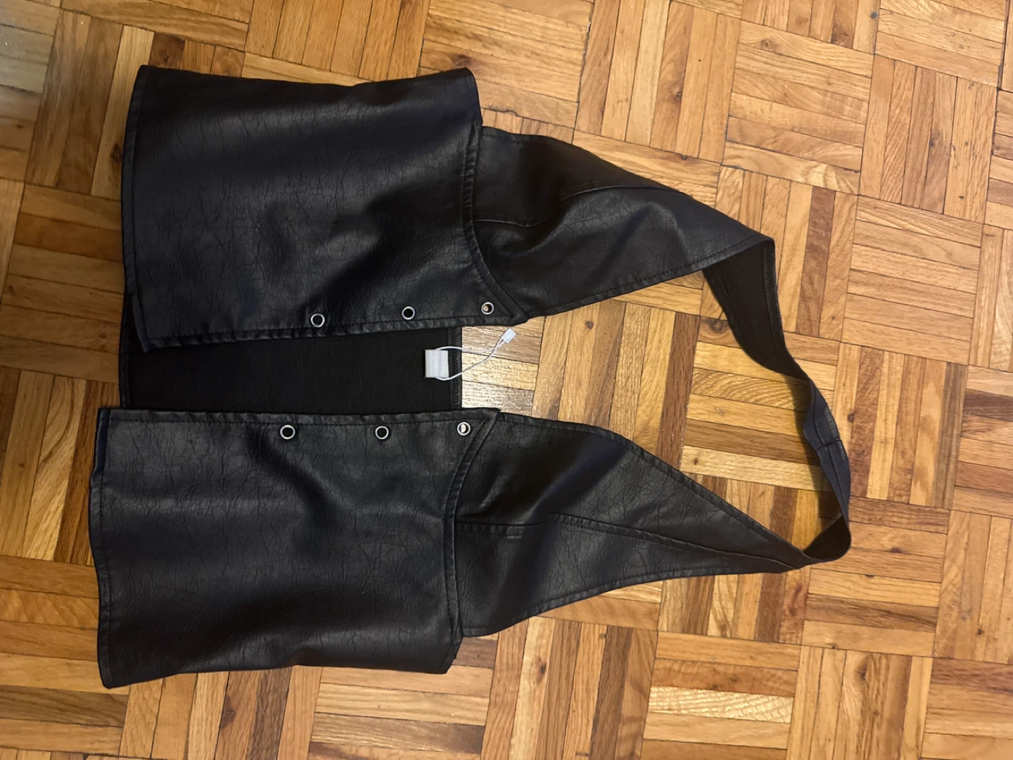 Black halter top
