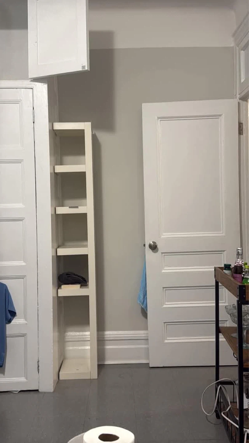 White Tall Bookshelf - photo 2