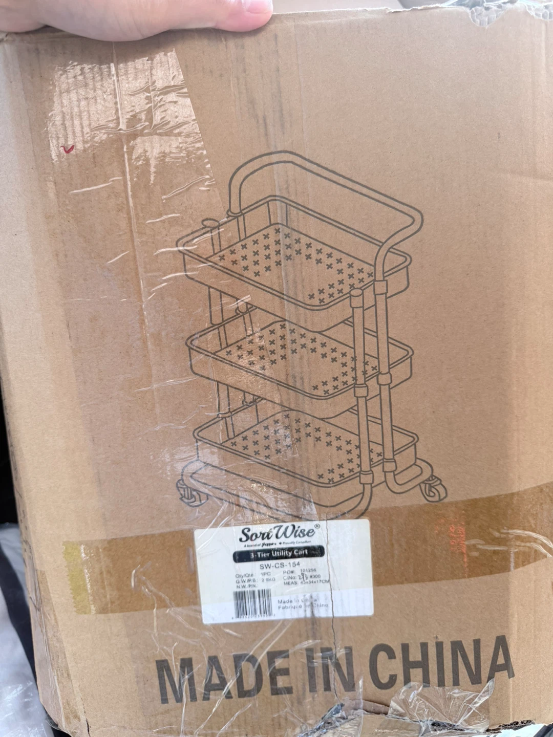 Sori Wise 3-Tier Utility Cart