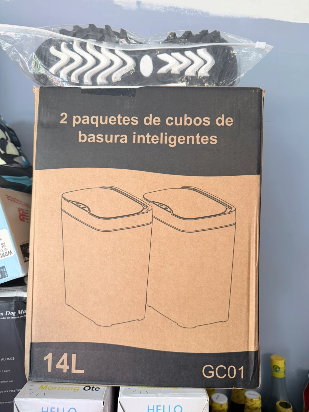 2 Smart Trash Cans 14L GC01
