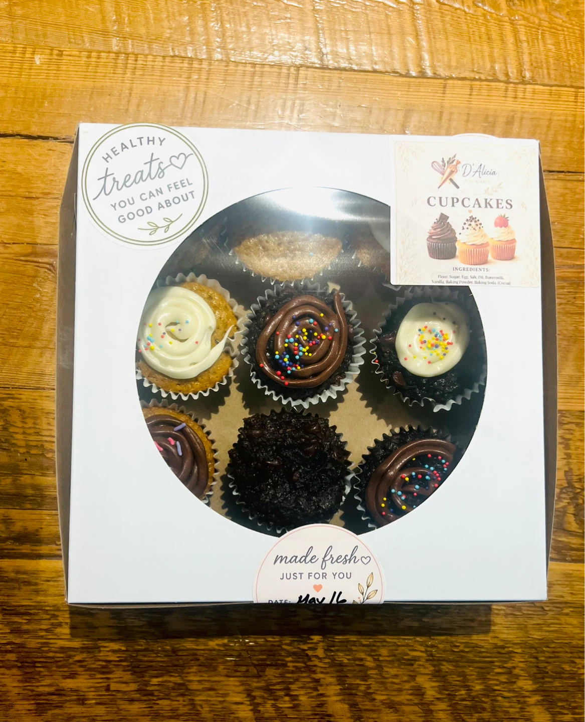 D'Alicia Cupcakes, Cookies, Bread, Pre-Order, Assortment