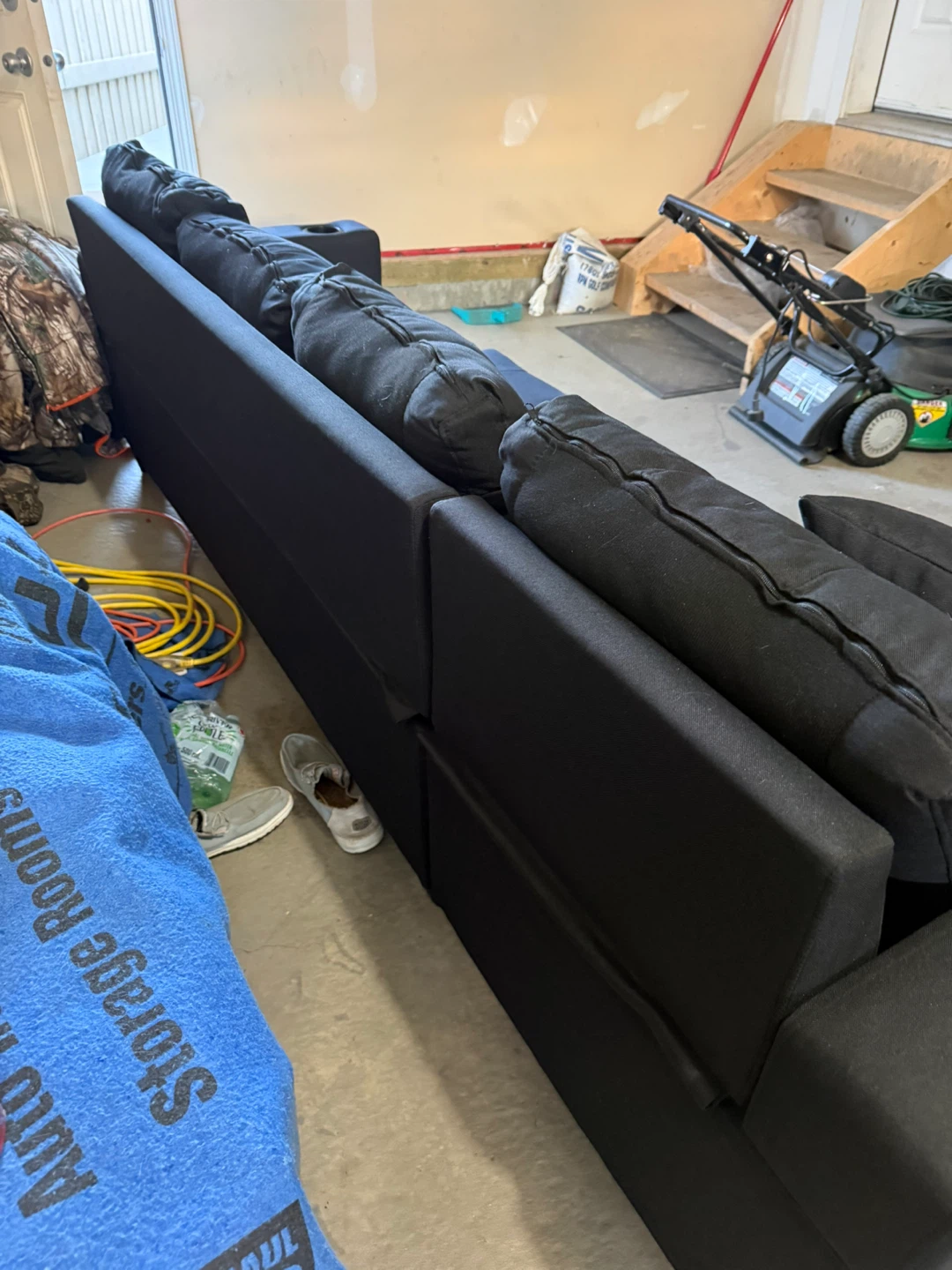 Couch with chaise - photo 2