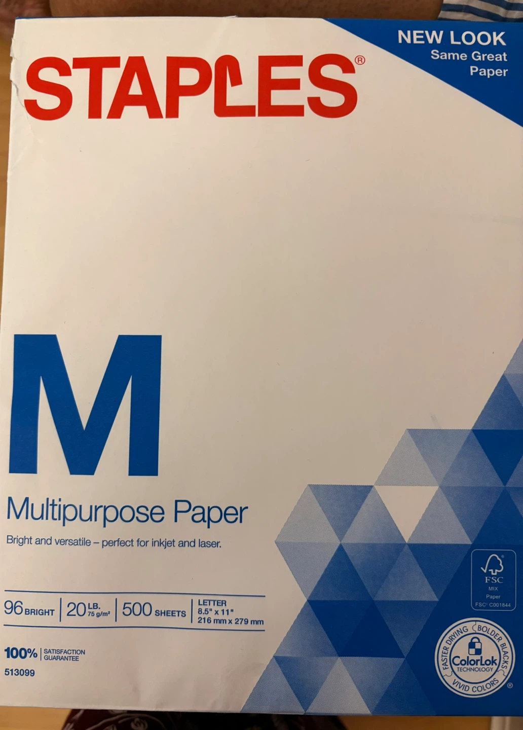 Staples Multipurpose Paper - Letter Size, 500 Sheets