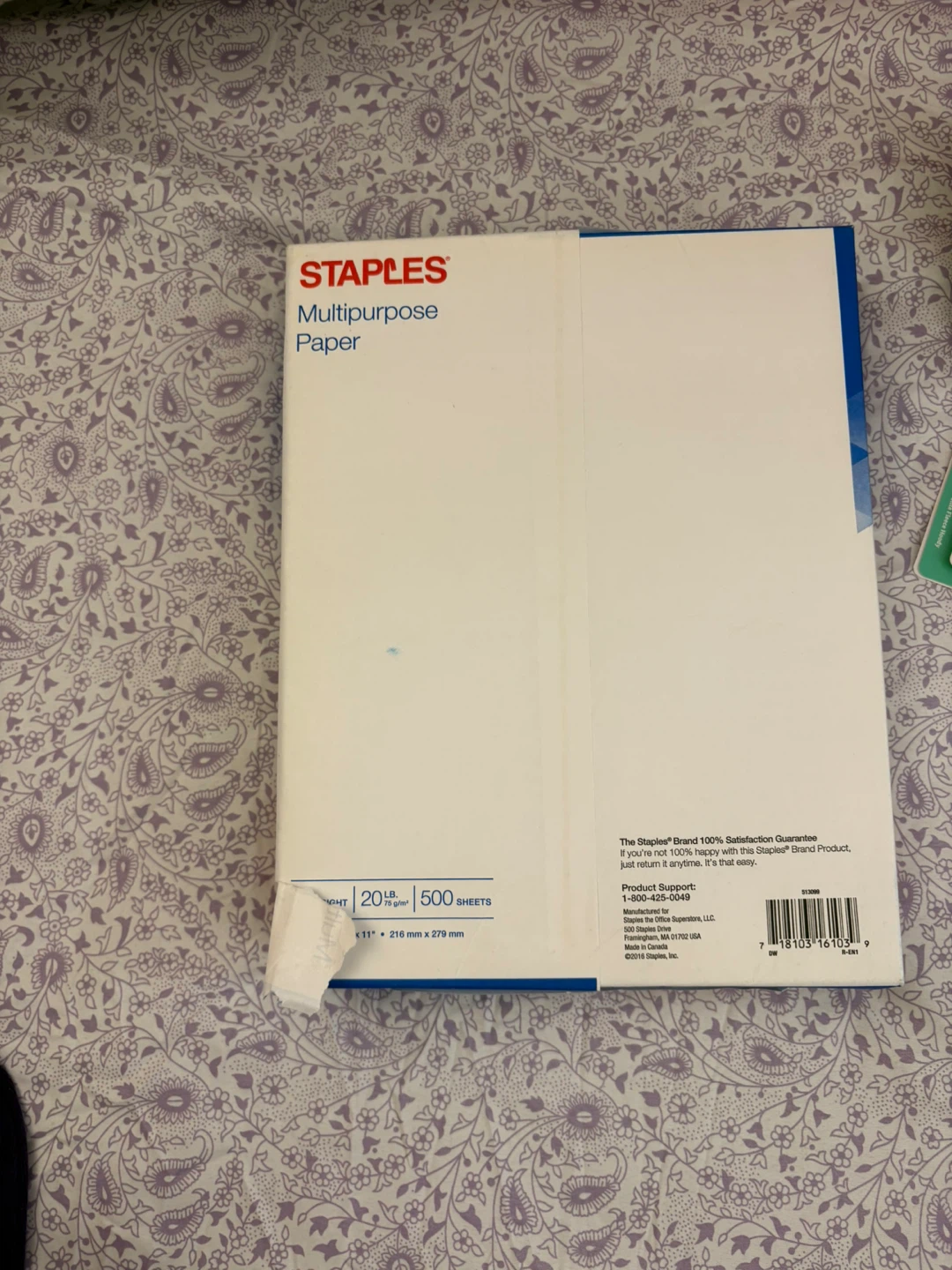 Staples Multipurpose Paper - Letter Size, 500 Sheets - photo 3