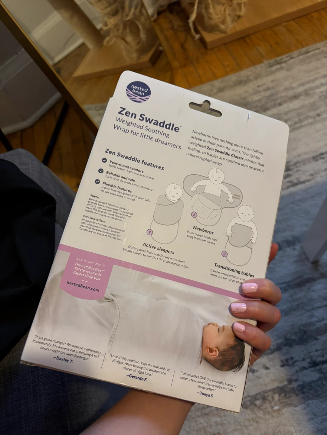 Nested Bean Zen Swaddle Soothing Wrap - photo 4