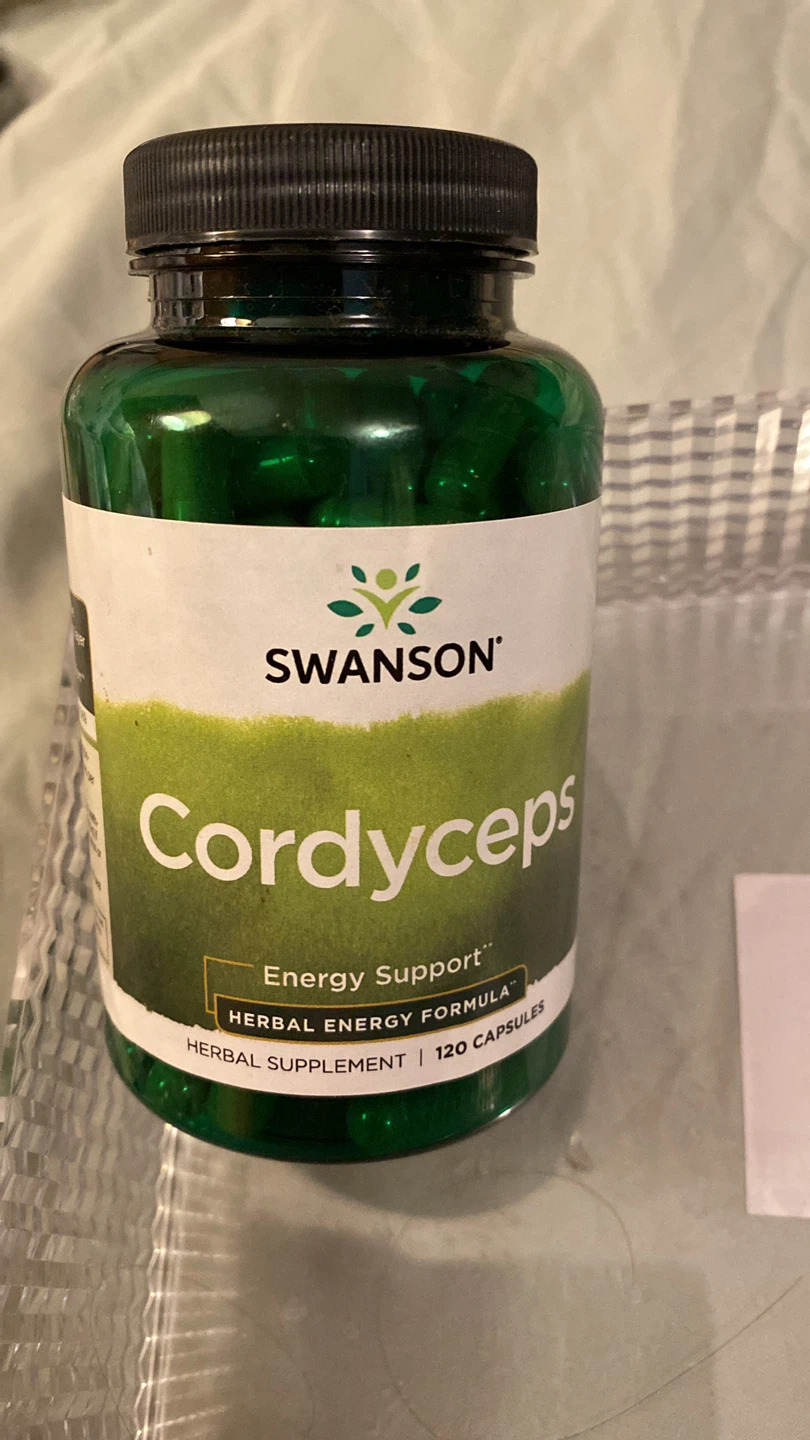 Swanson Cordyceps Energy Support Herbal Supplement 120 Capsules
