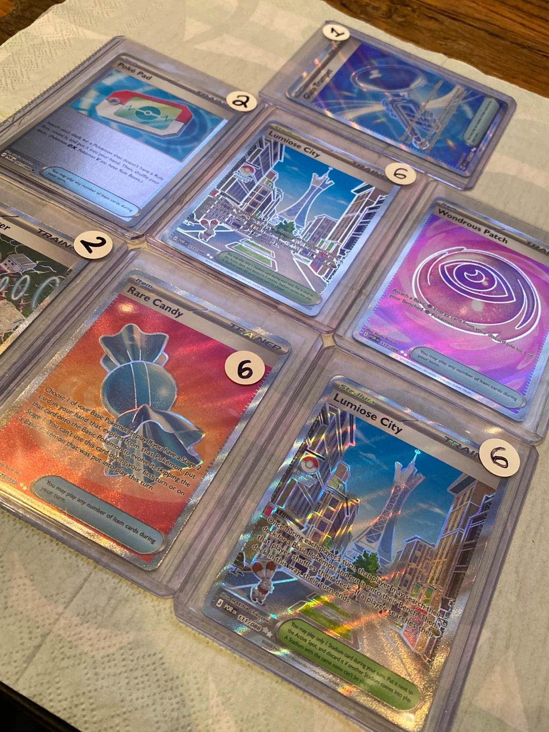 Assorted Pokemon TCG Trainer Item and Stadium Full Art Cards - photo 2