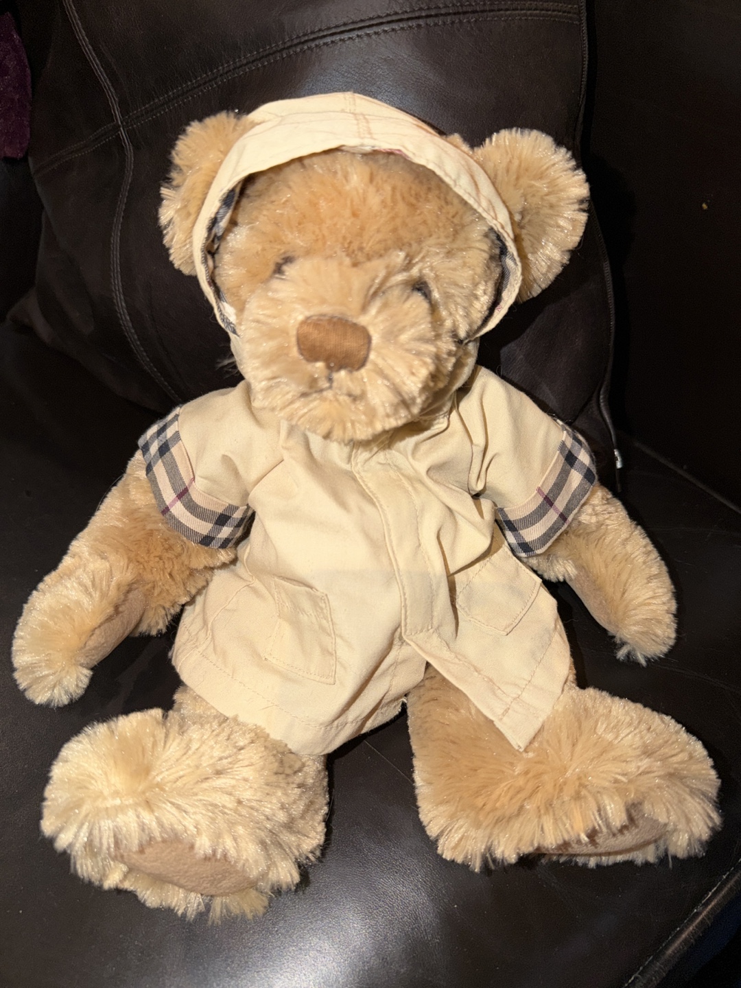 Burberry Fragrances 2007 Teddy Bear with Coat 13” Plush - photo 2