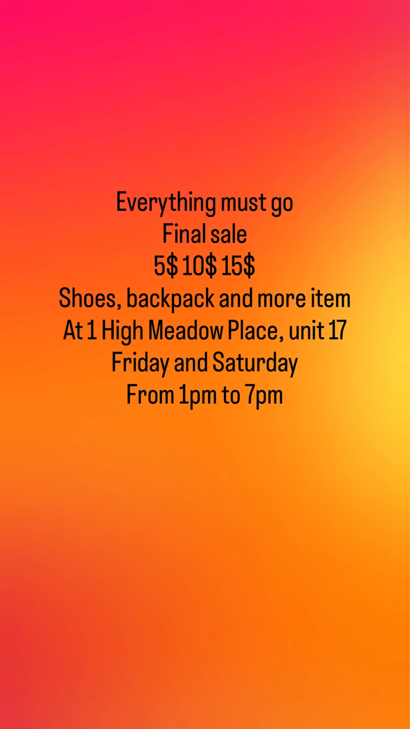 Final Sale - Shoes, Backpack & More Items