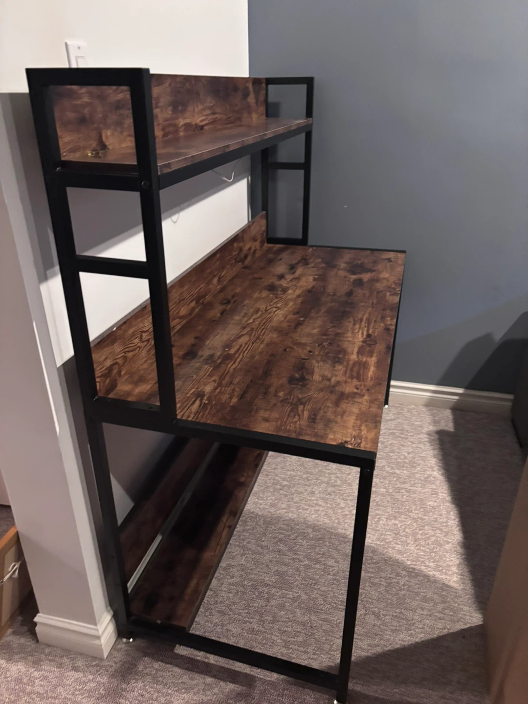 Wayfair hutch desk -assembled - photo 2