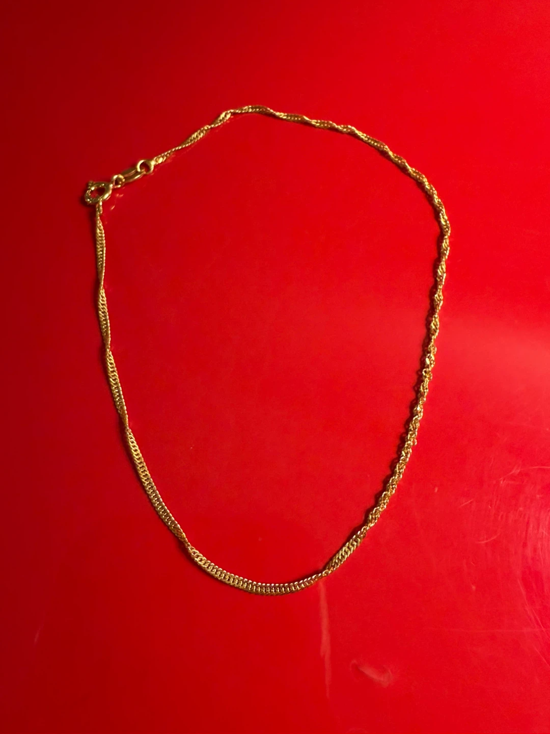Sterling 925 Silver Gold Filled Chain bracelet - photo 2