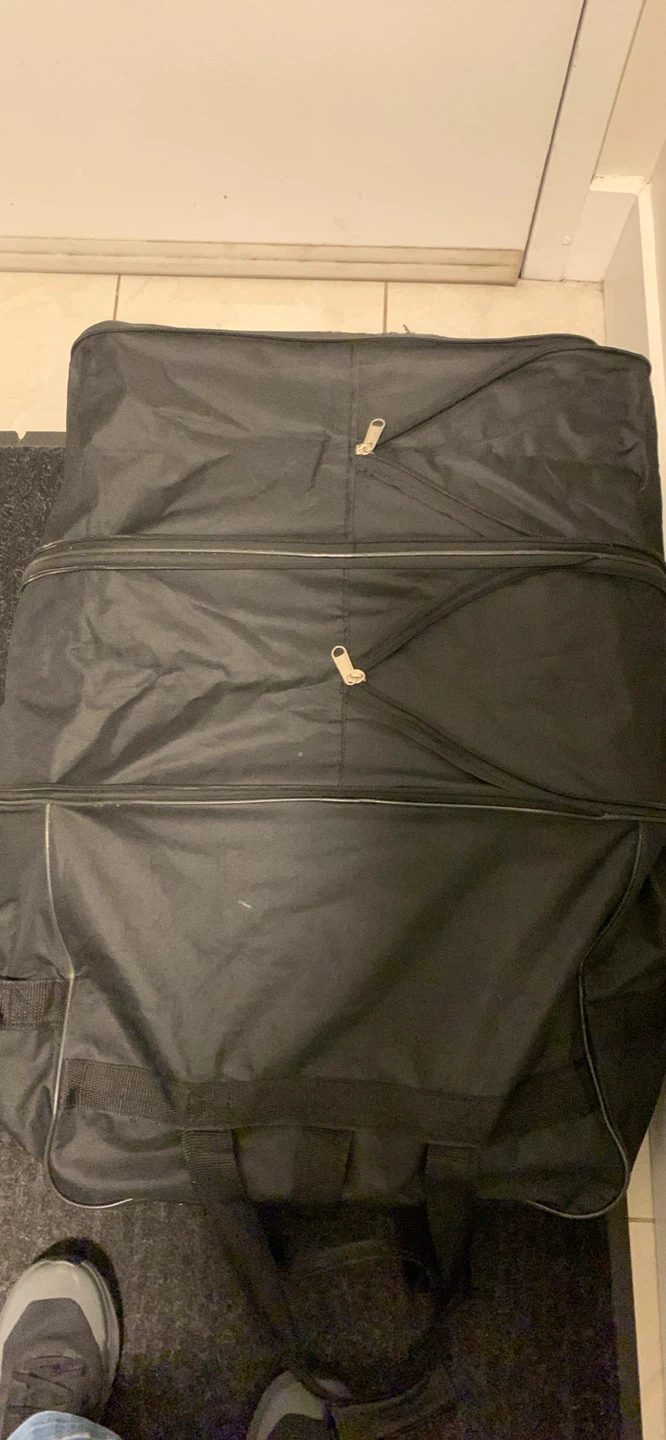Black Rolling Duffel Bag expandable - photo 2