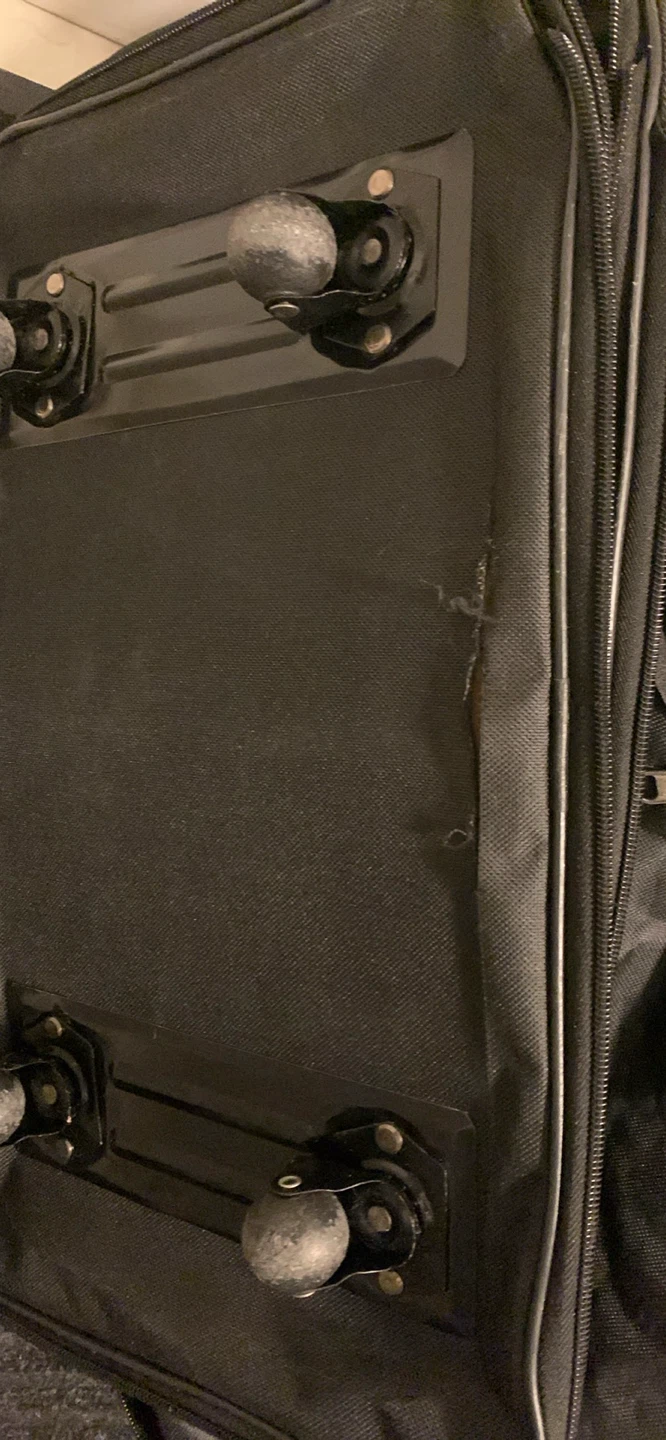 Black Rolling Duffel Bag expandable - photo 5