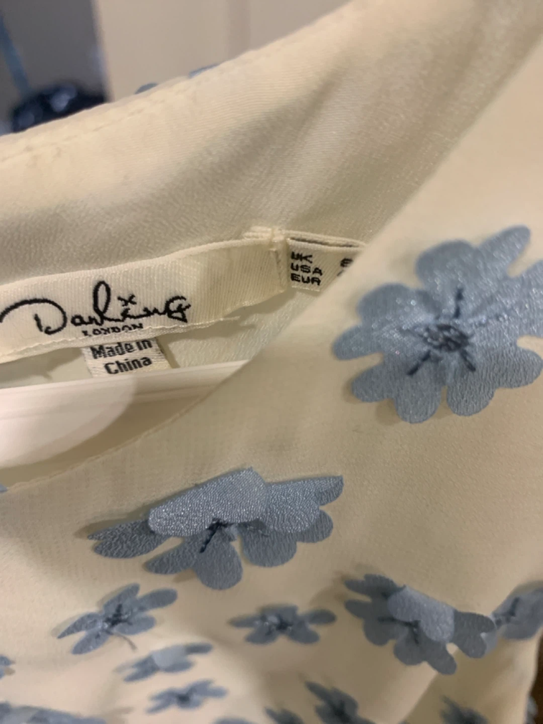 Darling London Floral Blouse - Size UK 10 - photo 2