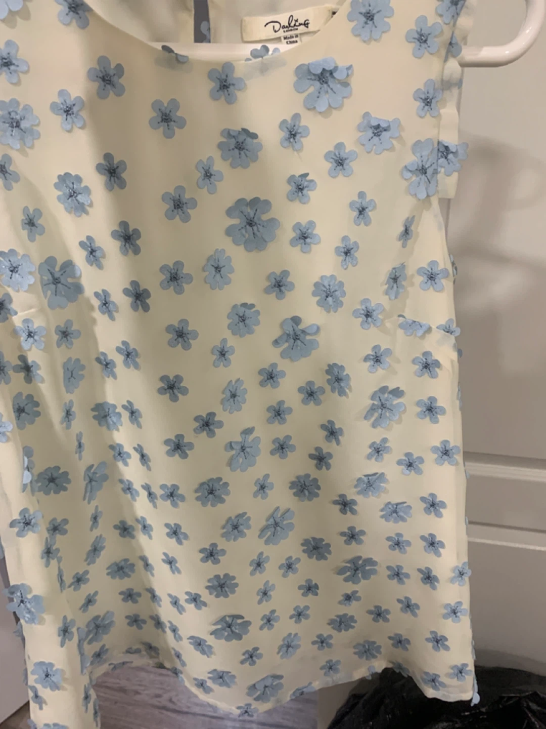 Darling London Floral Blouse - Size UK 10
