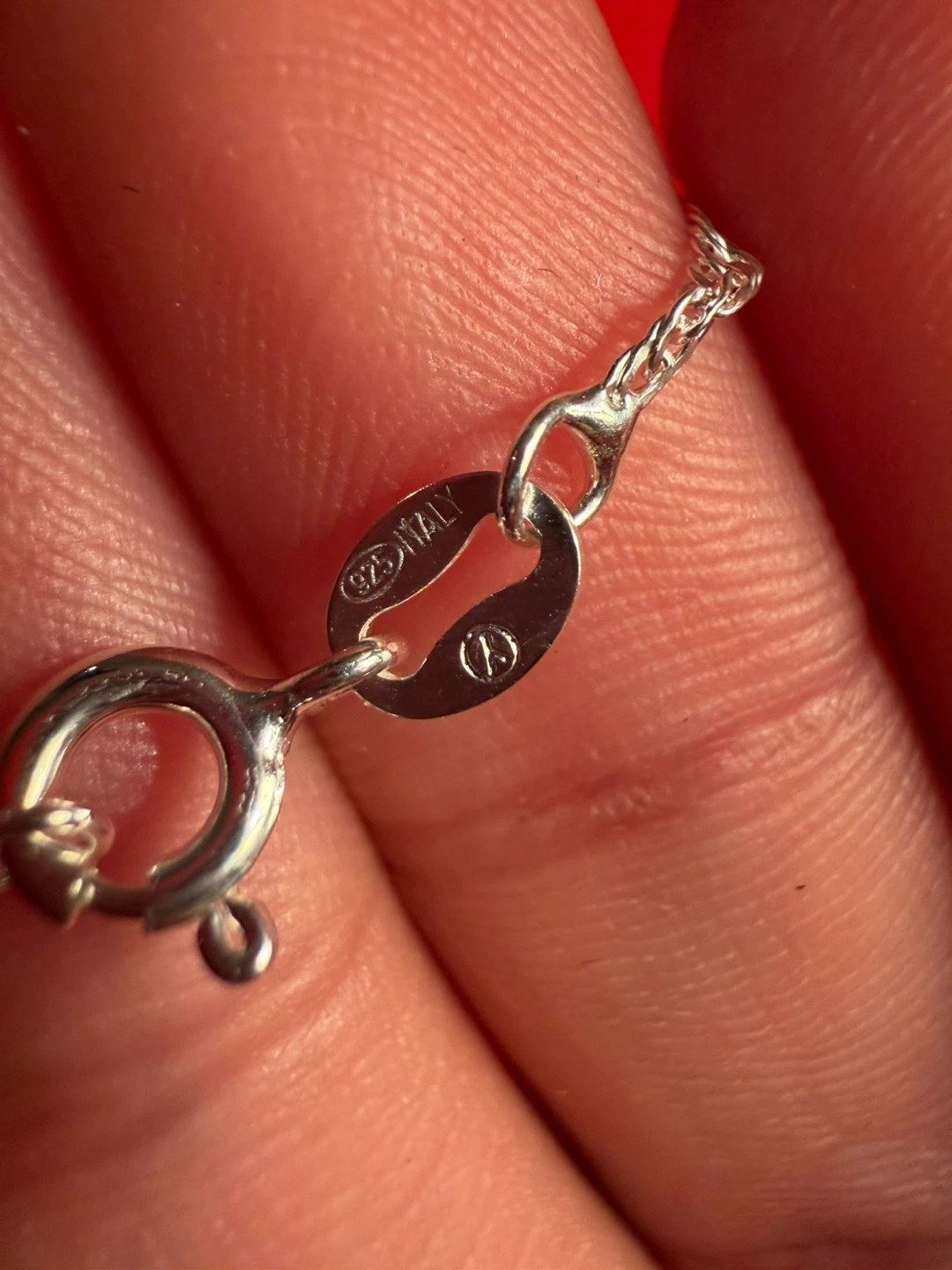 Sterling Silver 925 Italy Chain Necklace - photo 4
