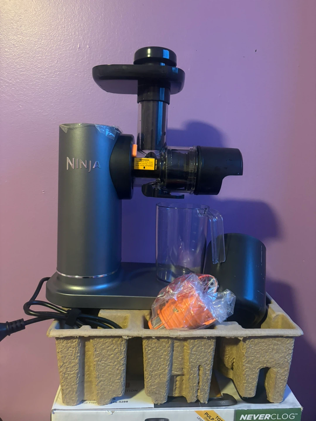 Ninja NeverClog Cold Press Juicer - photo 2