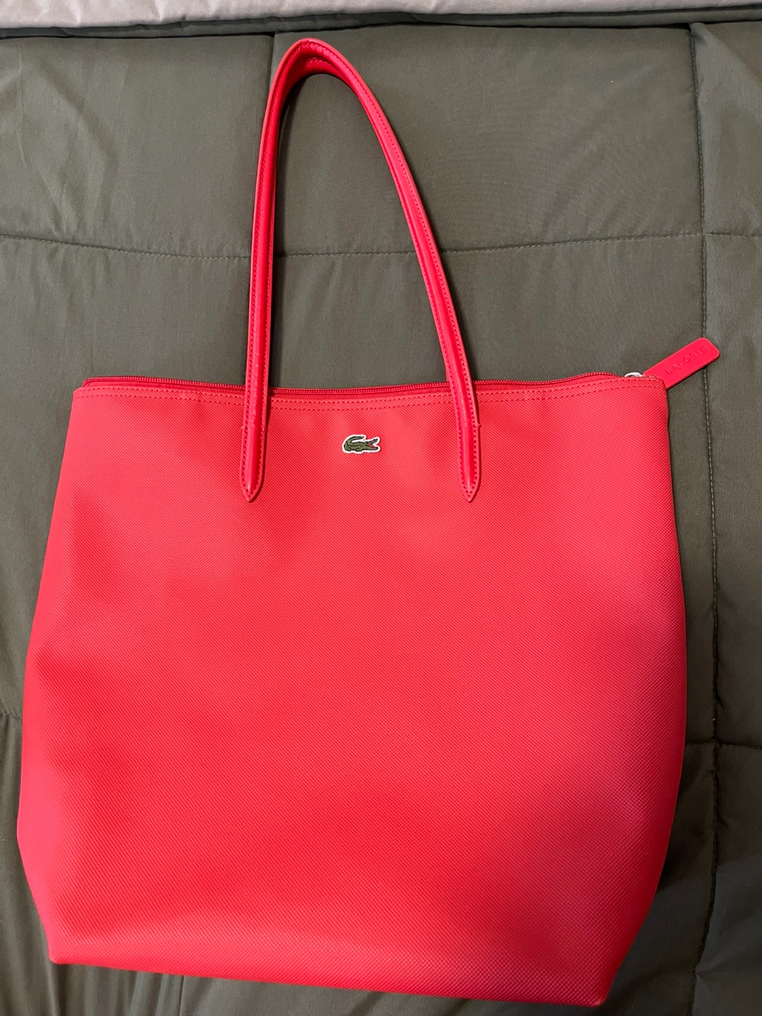 Lacoste Red Tote Bag - photo 3