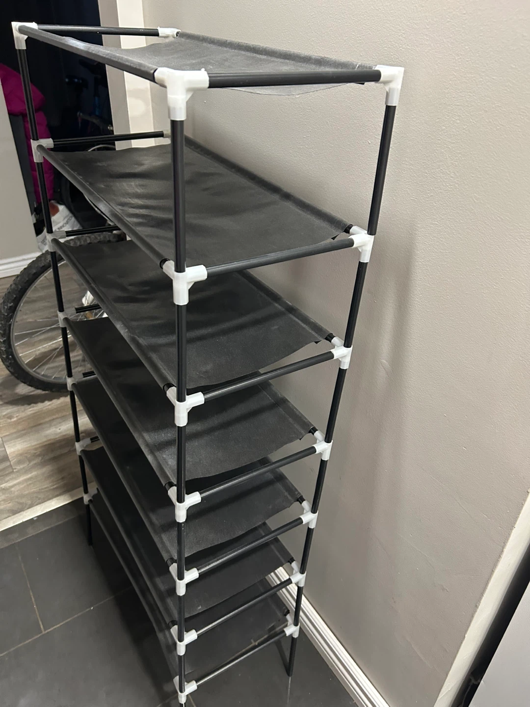 6-Tier Fabric Shoe Rack - photo 3