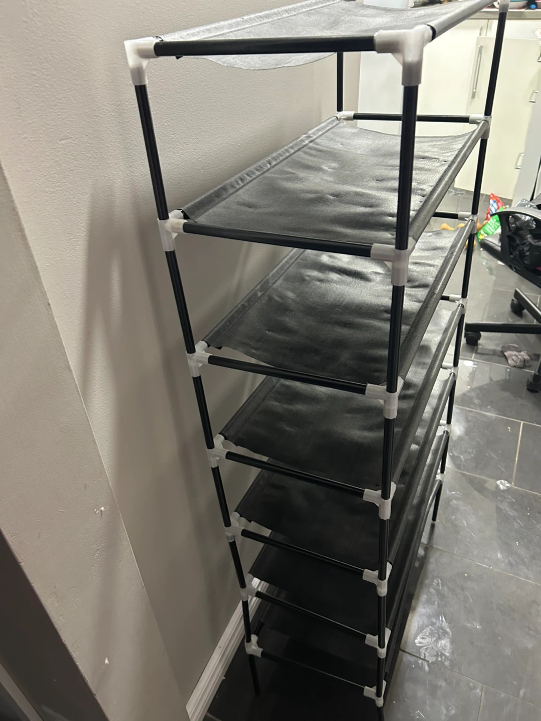6-Tier Fabric Shoe Rack - photo 2