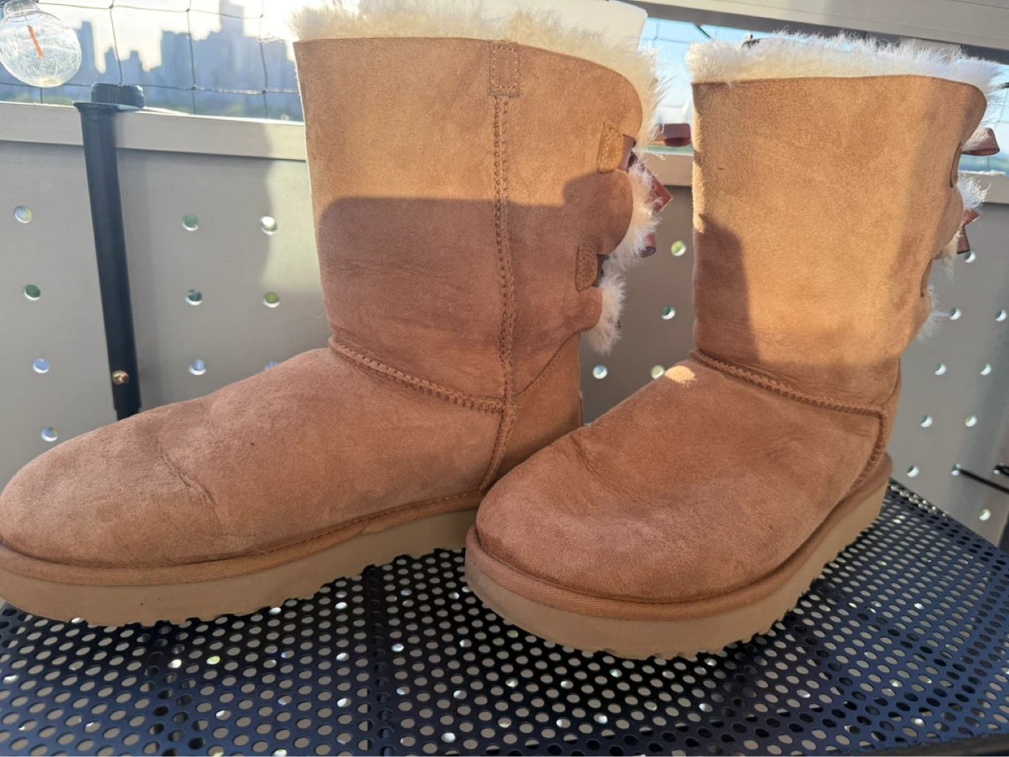 UGG W Bailey Bow II Boots - Size 9
