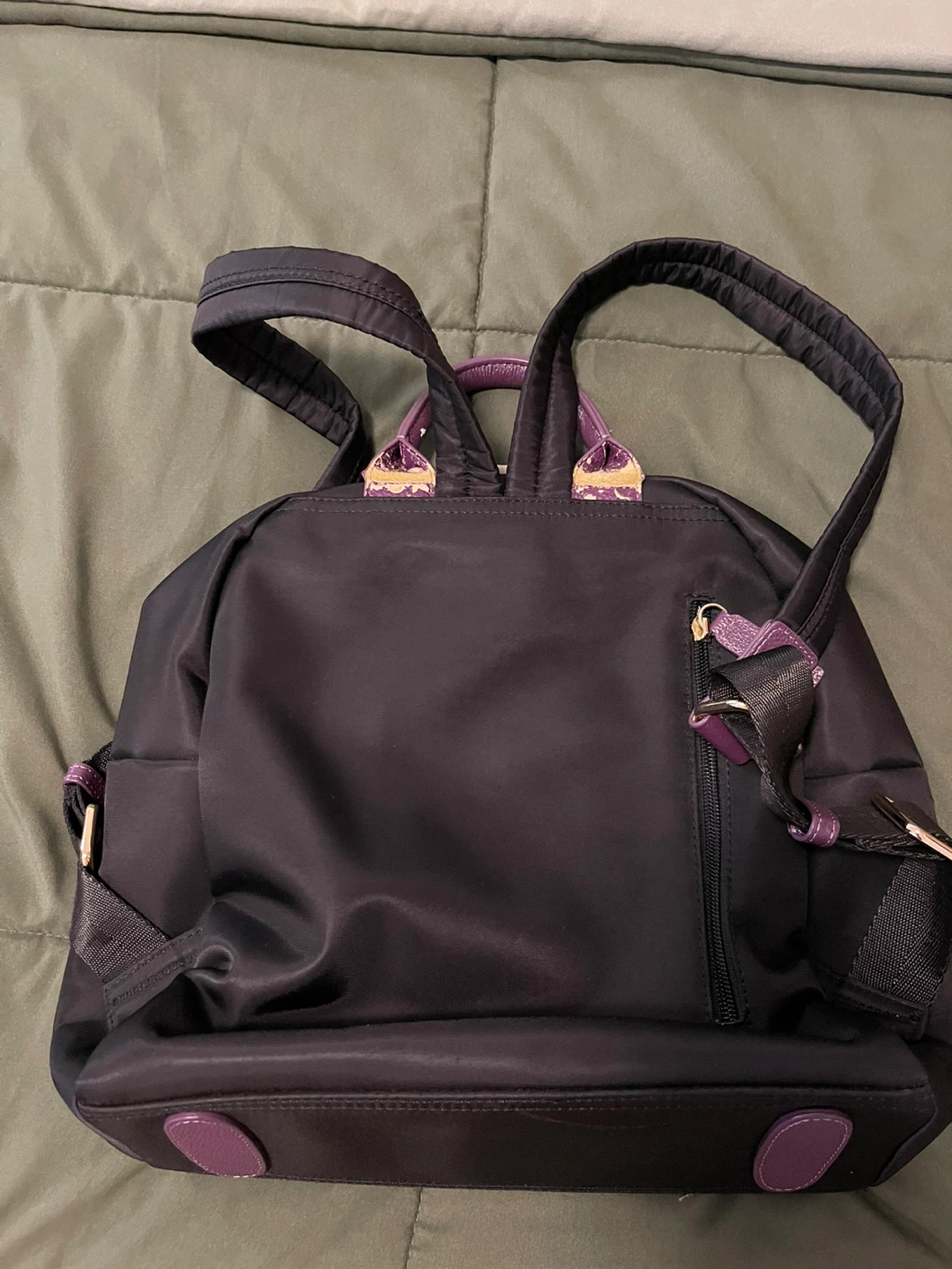 Guess Leopard Print Studded Backpack - photo 3