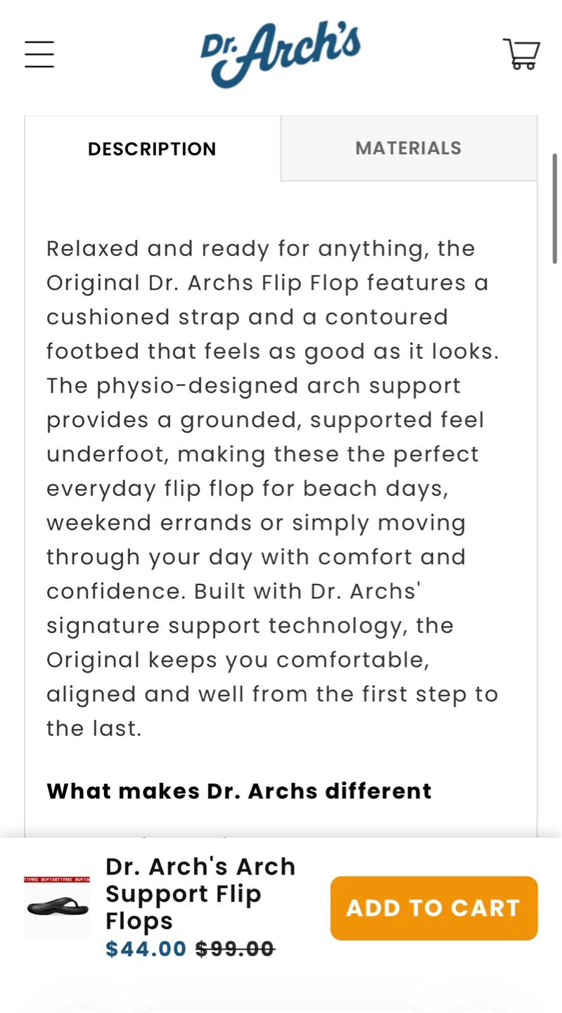 Arch Support Flip Flops - photo 4